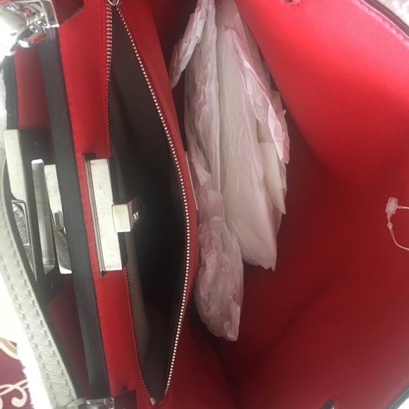 Fendi New Runway Fur Shearling Cross Body Clutch - Picture 6 of 8